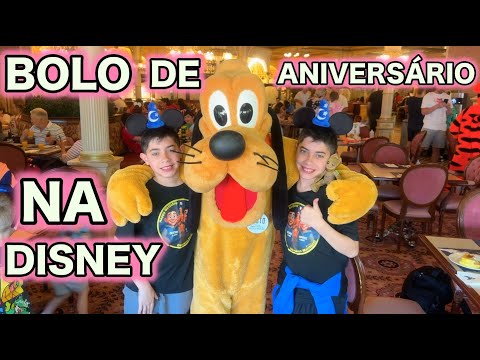 COMEMORANDO O ANIVERSÁRIO DOS GÊMEOS, NA DISNEY - TEVE BOLO - 2025