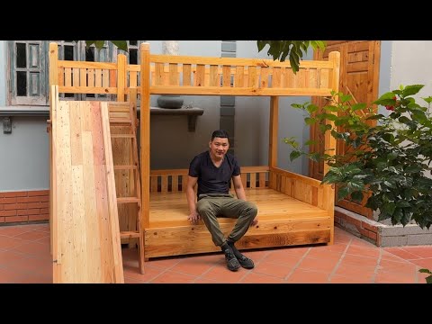 Why I Spent $30,000 Building The Ultimate Bunk Bed. Building a GIANT Luxury Bunk Bed with a Slide