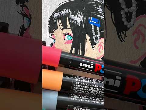 Posca marker painting asmr 🎨