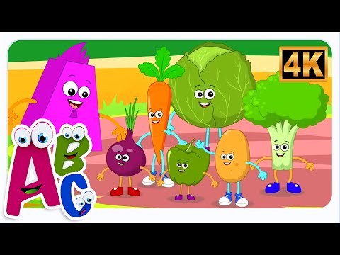 Vegetables Song - Kids Fun Learning 4k Videos by Mr Baby