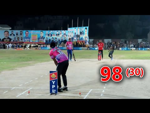 AHSAN CHITTA & ZAINI LEFTY BATTING SAMI FINAL 98 RUNS 30 BALLS YPL