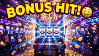 THIS SLOT WAS HOT! Triple Treasure Pot Bonus Run