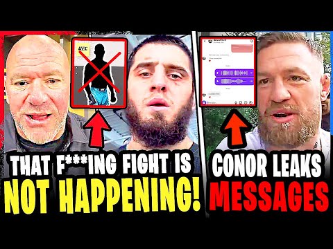 BREAKING! Fighter PULLS OUT of UFC 318 FIGHT! Conor McGregor LEAKS MESSAGES w/ Dana White! Khamzat