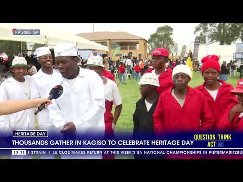 YouTube video thumbnail: Thousands Gather in Kagiso to Celebrate Heritage Day