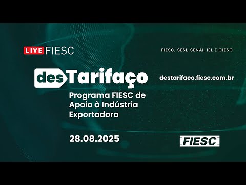 Coletiva de Lançamento do Programa desTarifaço – Fonte: FIESC Oficial