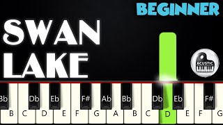 Tchaikovsky - Swan Lake | BEGINNER PIANO TUTORIAL by Betacustic