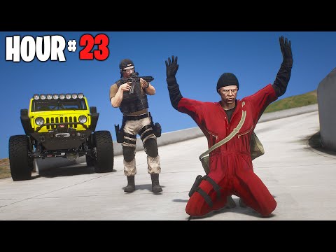 I Spent 24 Hours as Bounty Hunter in GTA 5 RP..