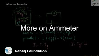 More on Ammeter