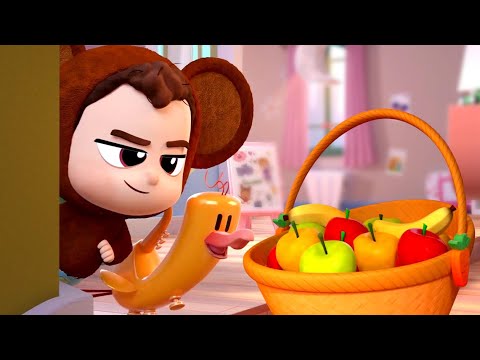 Apples And Bananas Song, Nursery Rhymes and Cartoon Videos for Kids