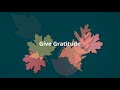 Exploring Gratitude Through the Five Senses