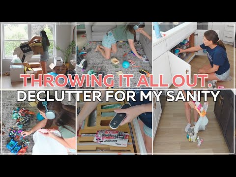 *FRESH START* THROWING EVERYTHING OUT IN 2025 / Decluttering & Organizing / Small Home Declutter