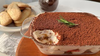 ☕️ Tiramisu recipe with homemade Ladyfingers | 티라미수 만들기 + 레이디핑거 레시피