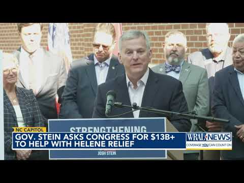 YouTube video thumbnail: North Carolina's Democratic Governor Asking GOP-led Congress for More Help After Helene