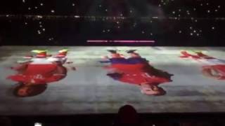3D Laser Show, Allianz Arena am 21.12.2016