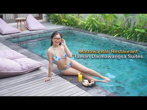 temani Herlina makan di Madawa Bali Restaurant and berenang di Taman Darmawangsa Suites