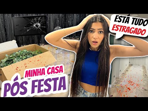 COMO FICOU NOSSA CASA DEPOIS DA FESTA DA BELA