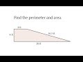 Trapezoid Area and Perimeter Concepts