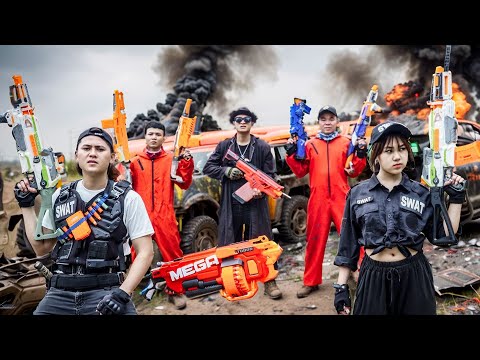 LTT Game Nerf War : Race Against Time Nerf Heroes Guns Fight The Dark Boss To Save The World!