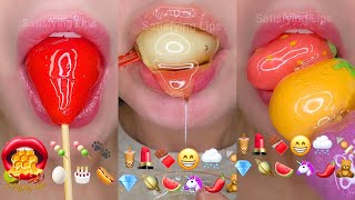 Emoji Food Challenge Satisfying ASMR Mukbang Mashup