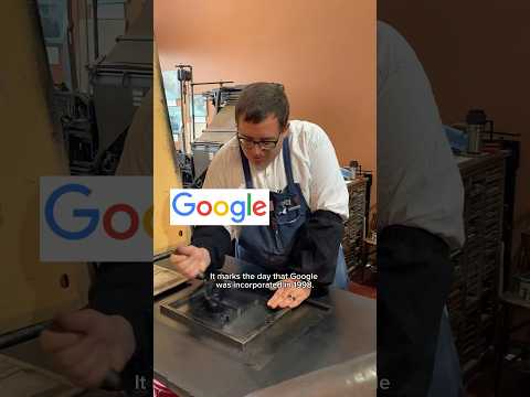 Printing for the 25th anniversary of Google’s incorporation (September 7)