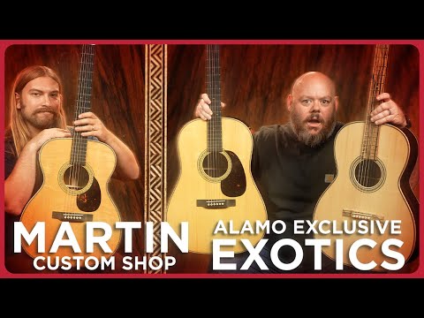 Insane Exotic Woods On Martin Custom Shop Guitars | Alamo Music 95th Anniversary Exclusives