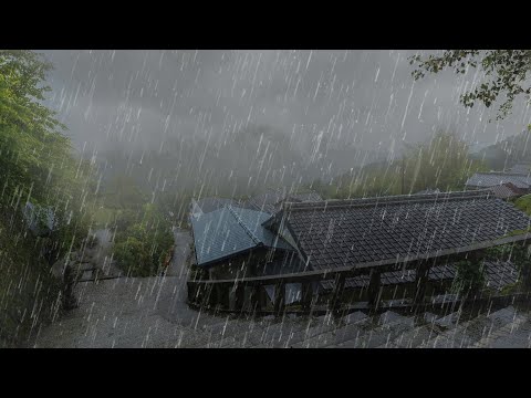 LLUVIA FUERTE por la Noche para Dormir Bien y Combatir el Insomnio | Acaba con el Insomnio Rápido