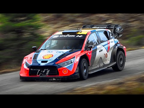 Hyundai i20 N Rally1 2025: Test WRC Rallye Monte-Carlo feat. new Hankook tyres & Raw Sounds!