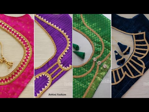 Top latest lace work blouse designs | Blouse lace design | Rohini Fashion