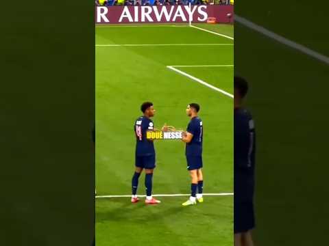 O HAKIMI não RESPEITA o país que NASCEU 🤔 #futebol #psg #hakimi #shorts