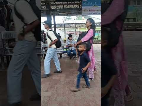 लोकल ट्रेन जर्नी दिवा जंक्शन मुंबई live
