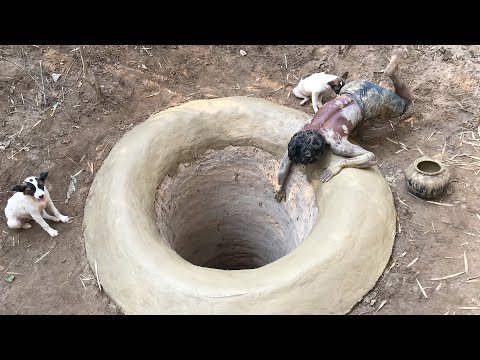 Full Video Jungle Man Finding Groundwater And Building A Water Well At Jungle For Life