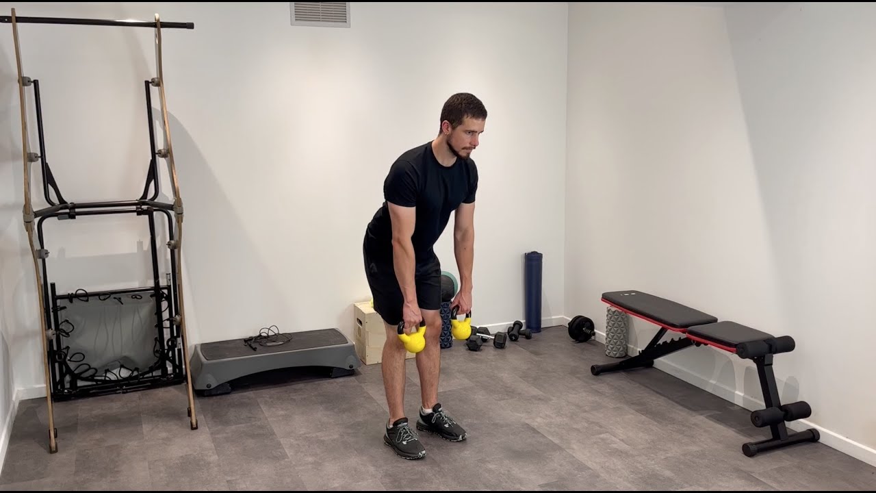 Scrollata Silverback con kettlebell