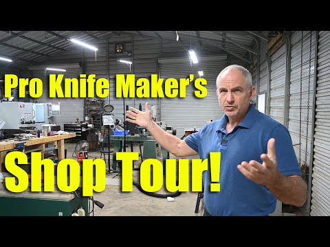 Knife Making Shop Tour - It's Amazing!