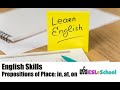 Understanding Prepositions in Context