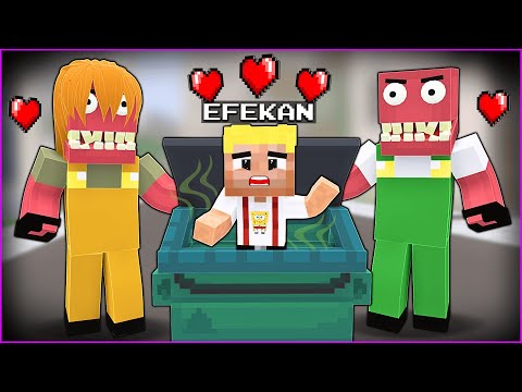 KORKUNÇ ÇÖPÇÜ EFEKAN'I EVLAT EDİNDİ! 😱 - Minecraft