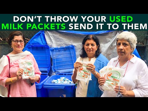 Don’t Throw Your Used Milk Packets Send It To Them | Anuj Ramatri - An EcoFreak