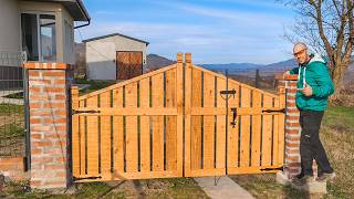 Drvena kapija gotova! - Wood Gates For A Driveway