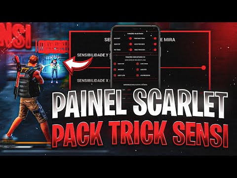 PAINEL SCARLET E PACK TRICK SENSI 🍆🤨 NOVA ATUALIZAÇÃO + MÉTODO TRICK 💀