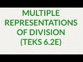 Understanding Division Representations