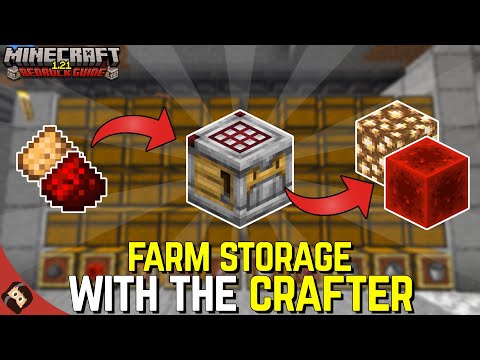 The BEST WAY To Sort, Craft, & Store WITCH FARM DROPS | Minecraft Bedrock Guide 1.21 EP26