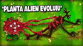 ESSA PLANTA ALIEN EVOLUIU E DEVOROU O SIREN HEAD ZUMBI NO PLANTS VS ZOMBIES SCARED!!!!