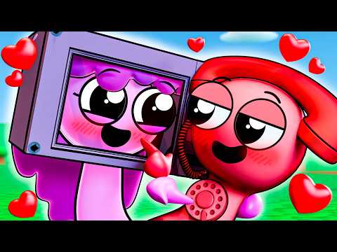 MICROWAVE LILY Falls in LOVE with TELE? Incredibox Sprunki Animation