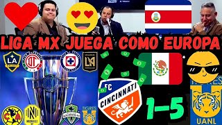 TICOS ALUCINAN X NIVEL DE LIGA MX ESPECTACULAR ! NO SUPERAN REMONTADA DE TIGRES !