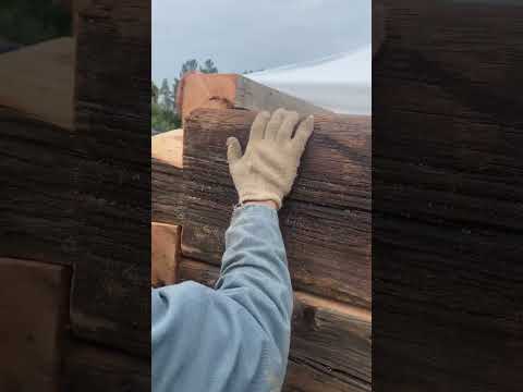 Cutting compound Swedish corner #wadkintemple #woodworkingtool #architecture #logframe