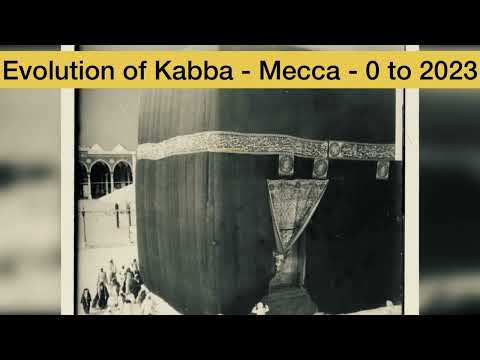 Evolution Of Kabba 0 To 2024 🥰🕋🥰 kaaba is center of earth 🌎 #makkah #mecca #allah #muslim #islam