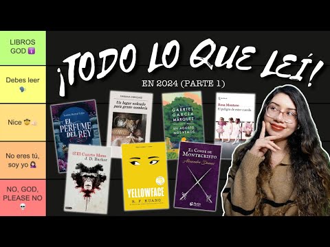 Clasifico TODAS mis LECTURAS DE 2024 ¡Lo mejor y lo peor! (Parte 1: enero a junio) | Arcade's Books