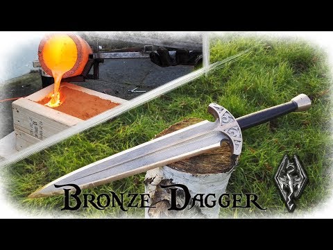 Casting a Bronze Dagger From The Game Skyrim (Valdr's Lucky Dagger)