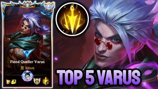 WILD RIFT VARUS - TOP 5 VARUS GAMEPLAY - CHALLENGER RANKED
