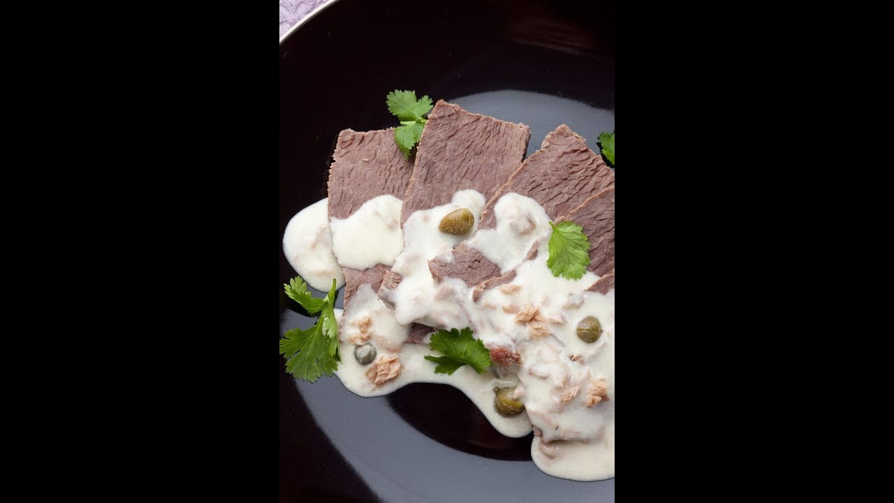 Телятина под соусом из тунца