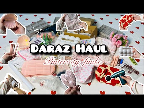 Daraz Shopping Haul | Pinteresty Finds from daraz |  Daraz Shopping Haul 2025🎀💗🌸✨